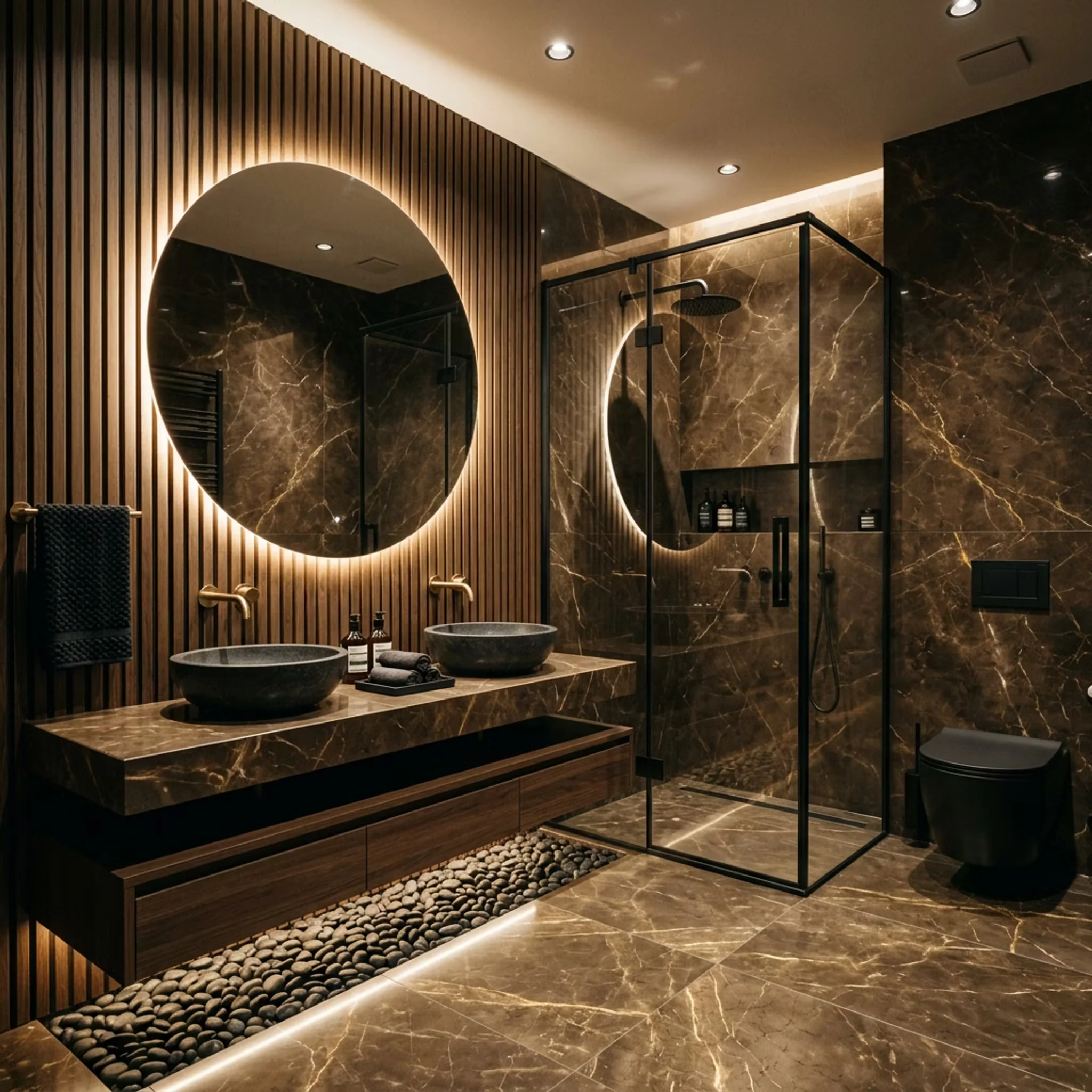 Bathroom renovation by Space4You Interiors, Navi Mumbai