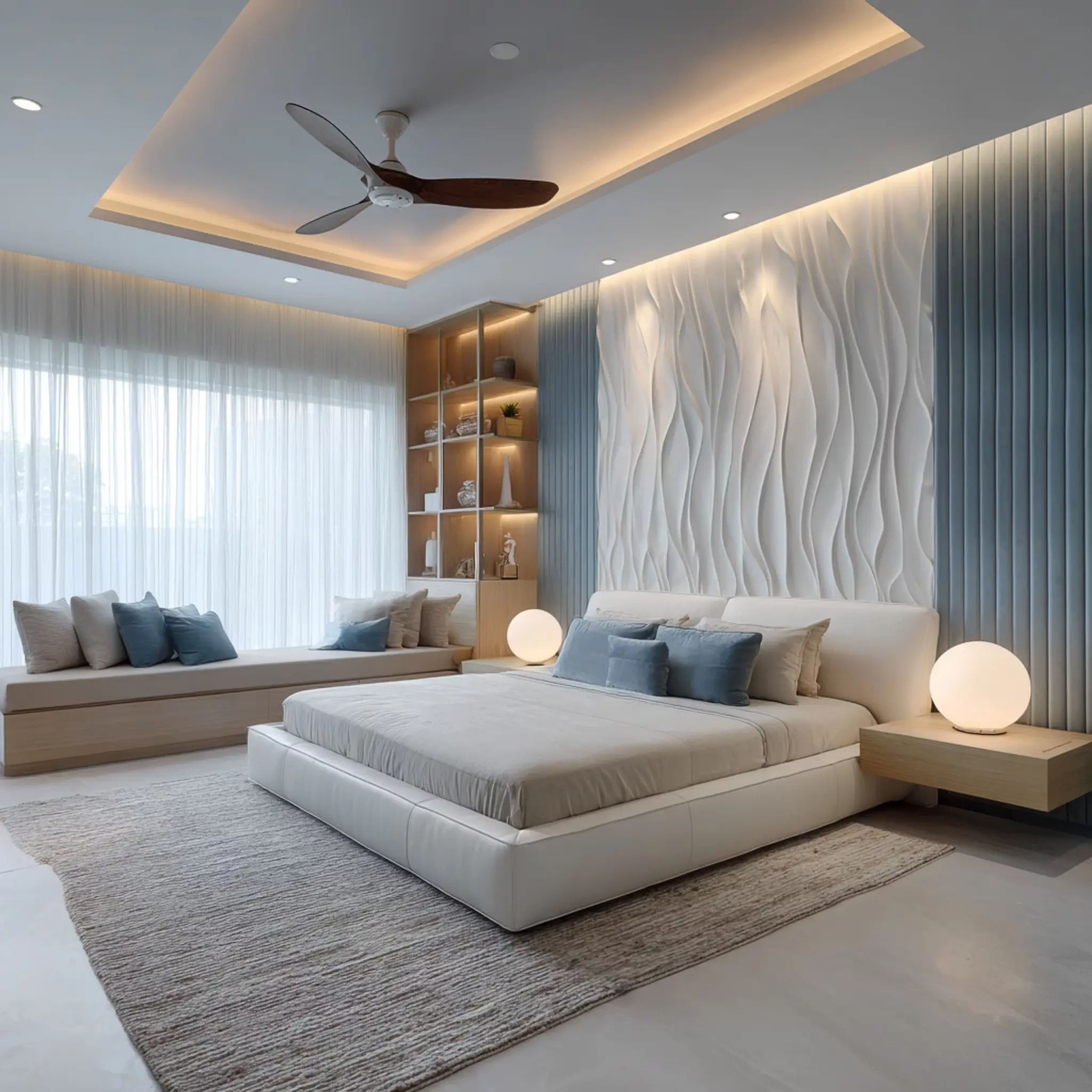 Bedroom renovation and interior design by Space4You, Navi Mumbai