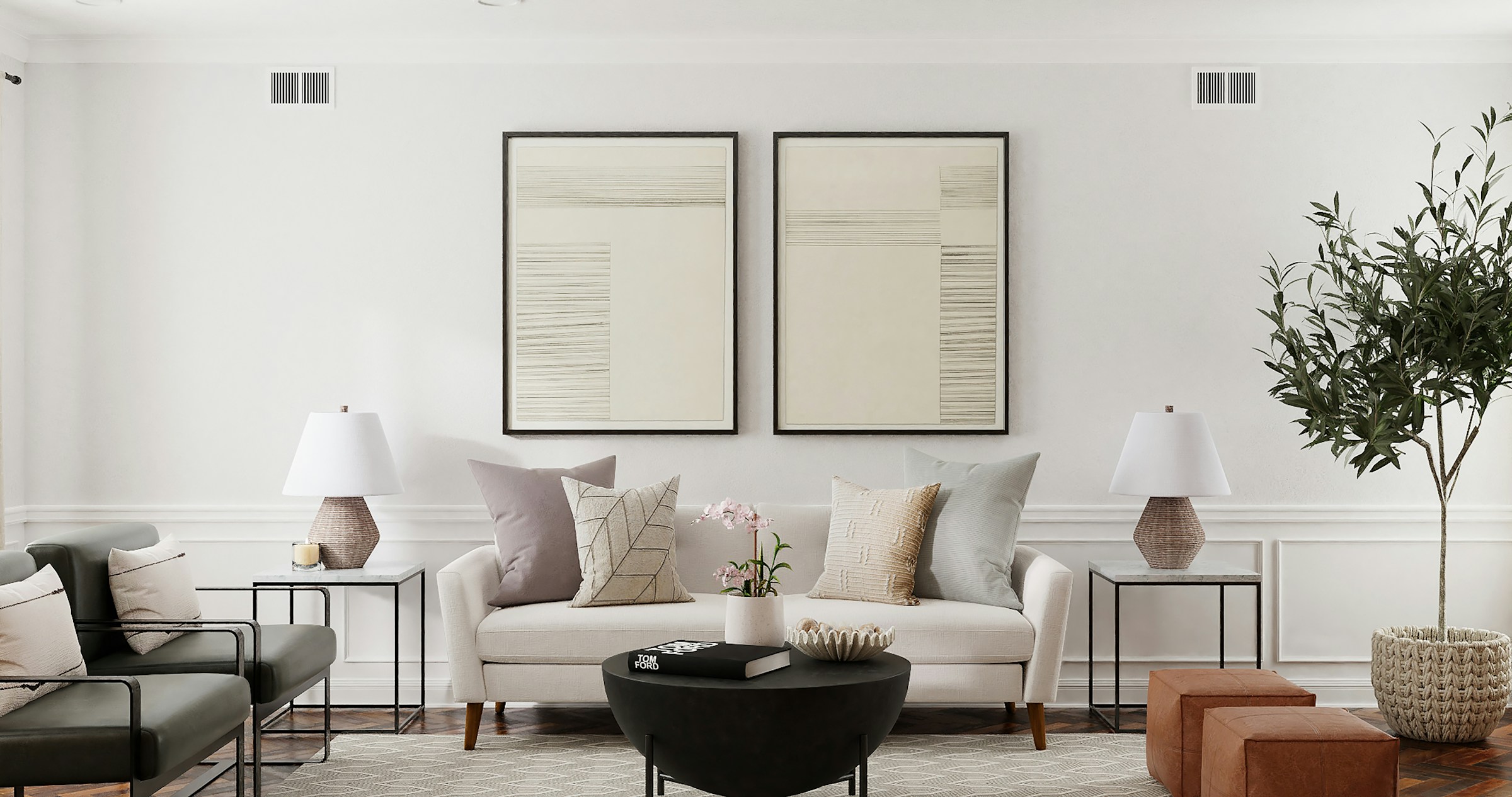 Elegant dining space interior by Space4You Interiors